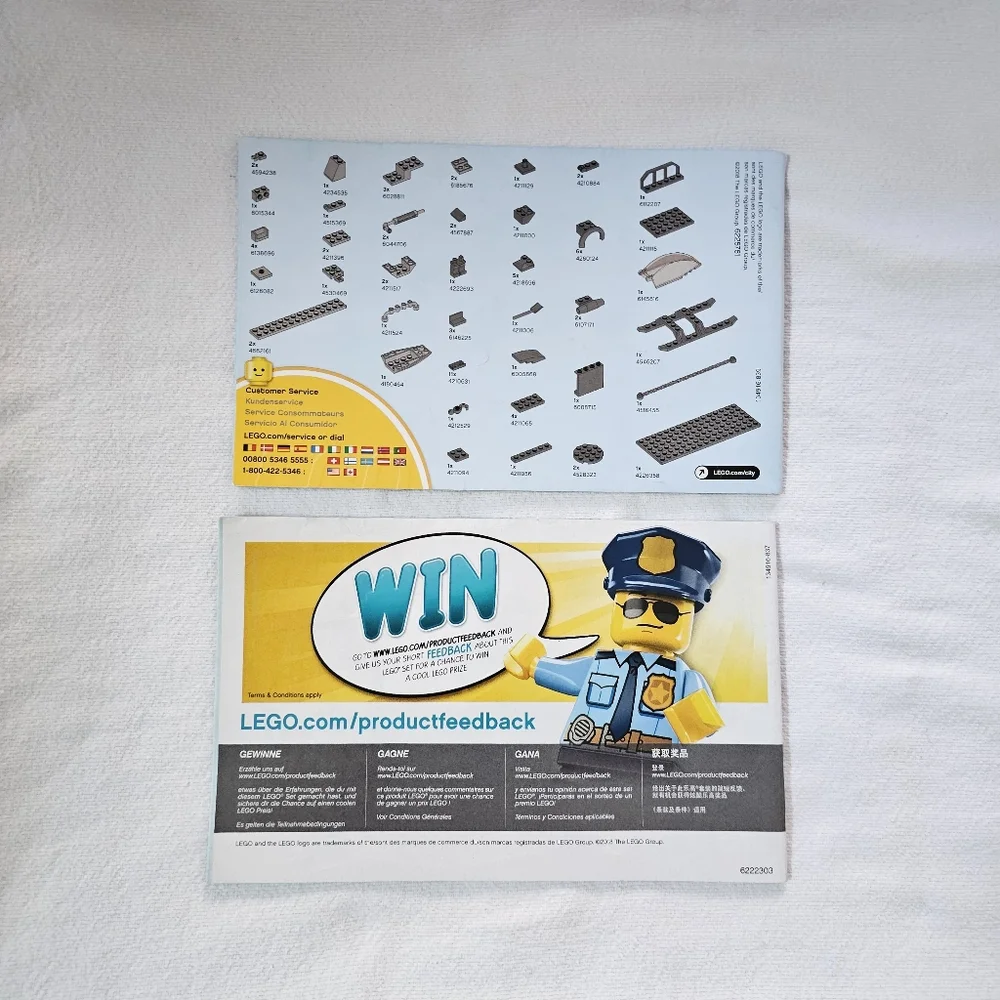 LEGO 60183 City Special Transport Vehicles 1 & 2 Instruction Manuals Only
